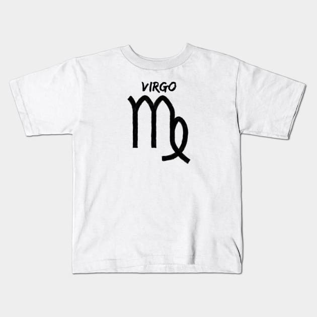 VIRGO IN OIL Kids T-Shirt by jcnenm